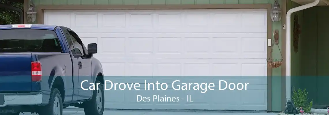 Car Drove Into Garage Door Des Plaines - IL