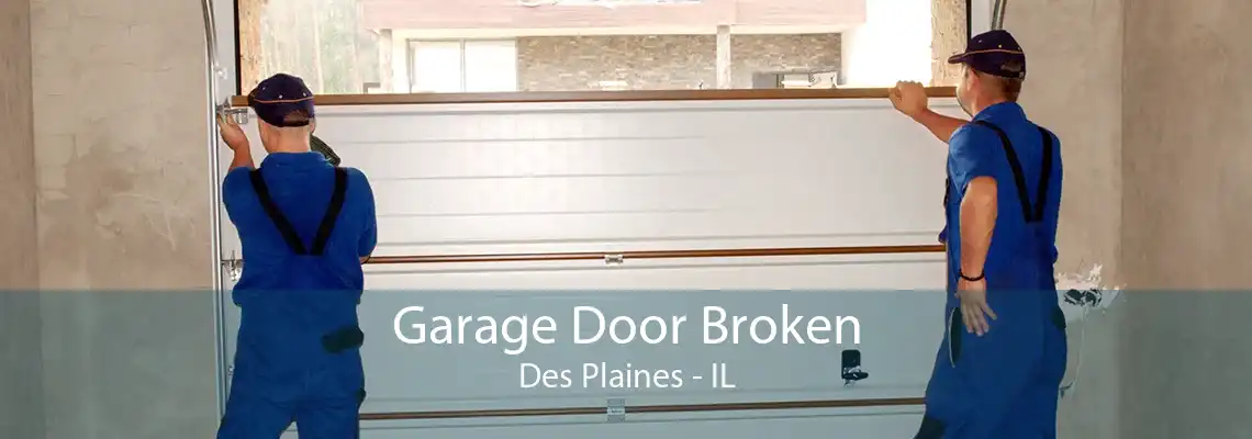 Garage Door Broken Des Plaines - IL